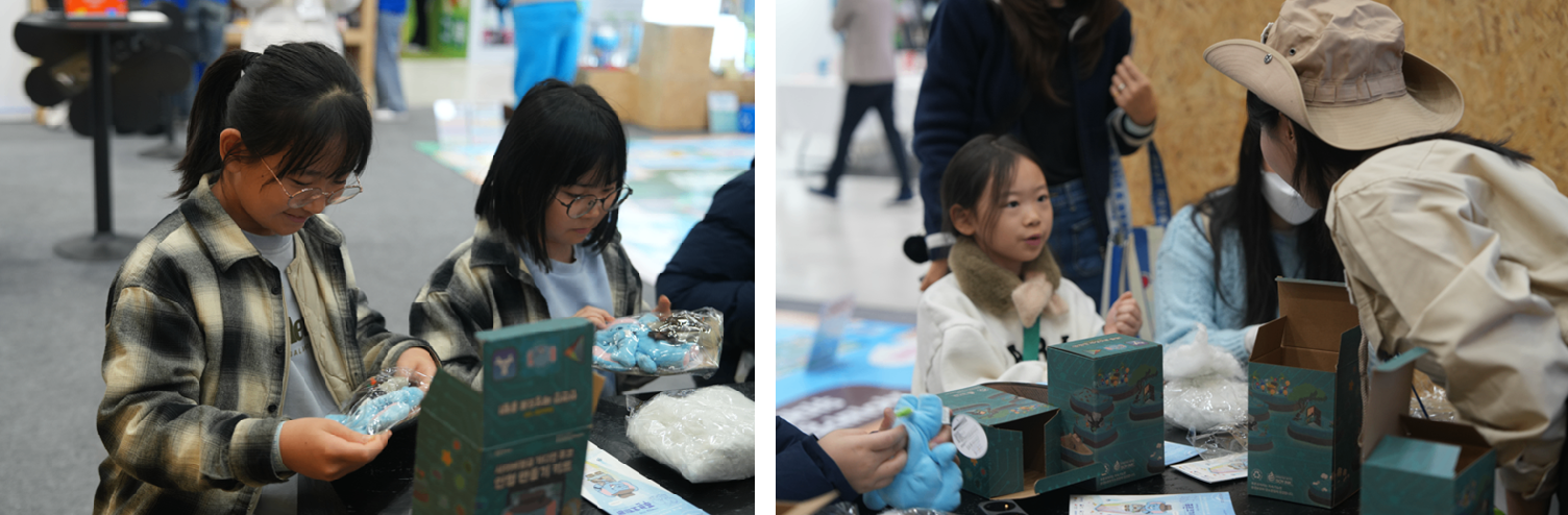 푸른코끼리 체험 부스 현장 스케치