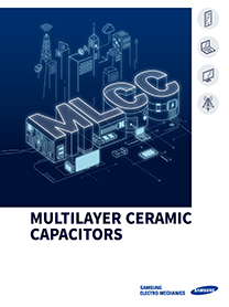 MLCC 제품 카탈로그 이미지.
